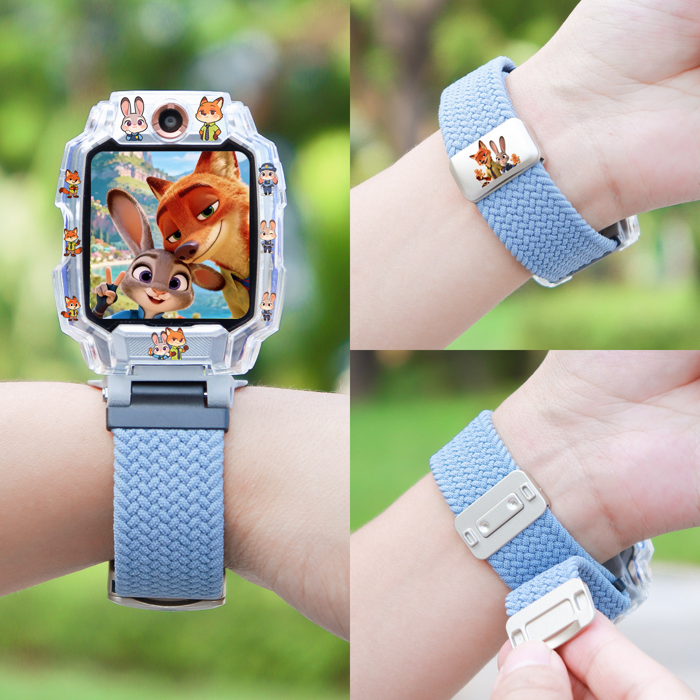 szllqltd小天才表带动物城系列