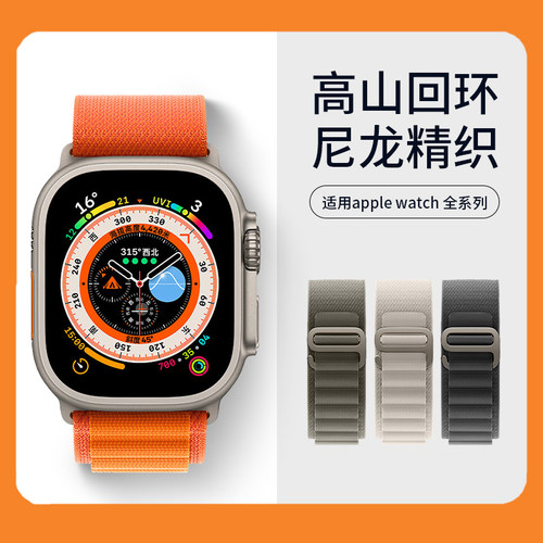 适用iwatch新S8/9/10代表带