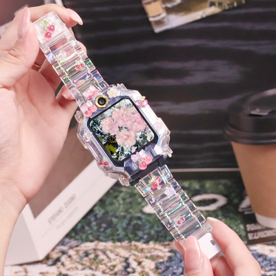 适用小天才儿童电话手表z9a表带z12/z11磁吸闪扣z10卡通z6pro炫彩z7s/z8a腕带q3/d5保护壳q3a少年版z9pro配件