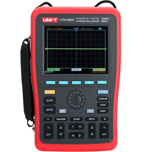 数字存储示波器示波表万用表 优利德UTD1062C 1102C手持式