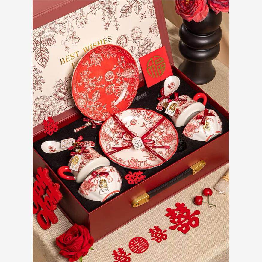 结婚礼物送新人新婚礼物送闺蜜乔迁新居碗盘套装实用订婚新婚礼物