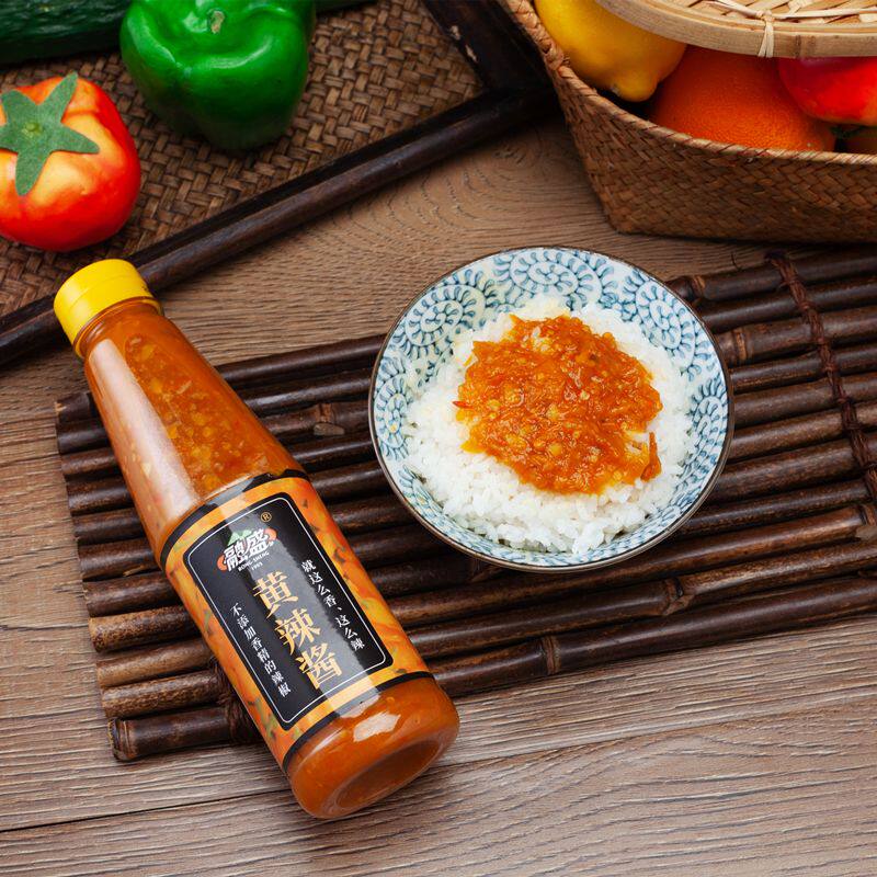 辣椒酱永安黄椒酱福鼎肉片伴侣自制超辣下饭香辣鲜椒特辣500克图片