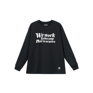 微弹速干机能运动印花 MUNDANE MDE RIBBON T恤男 篮球长袖