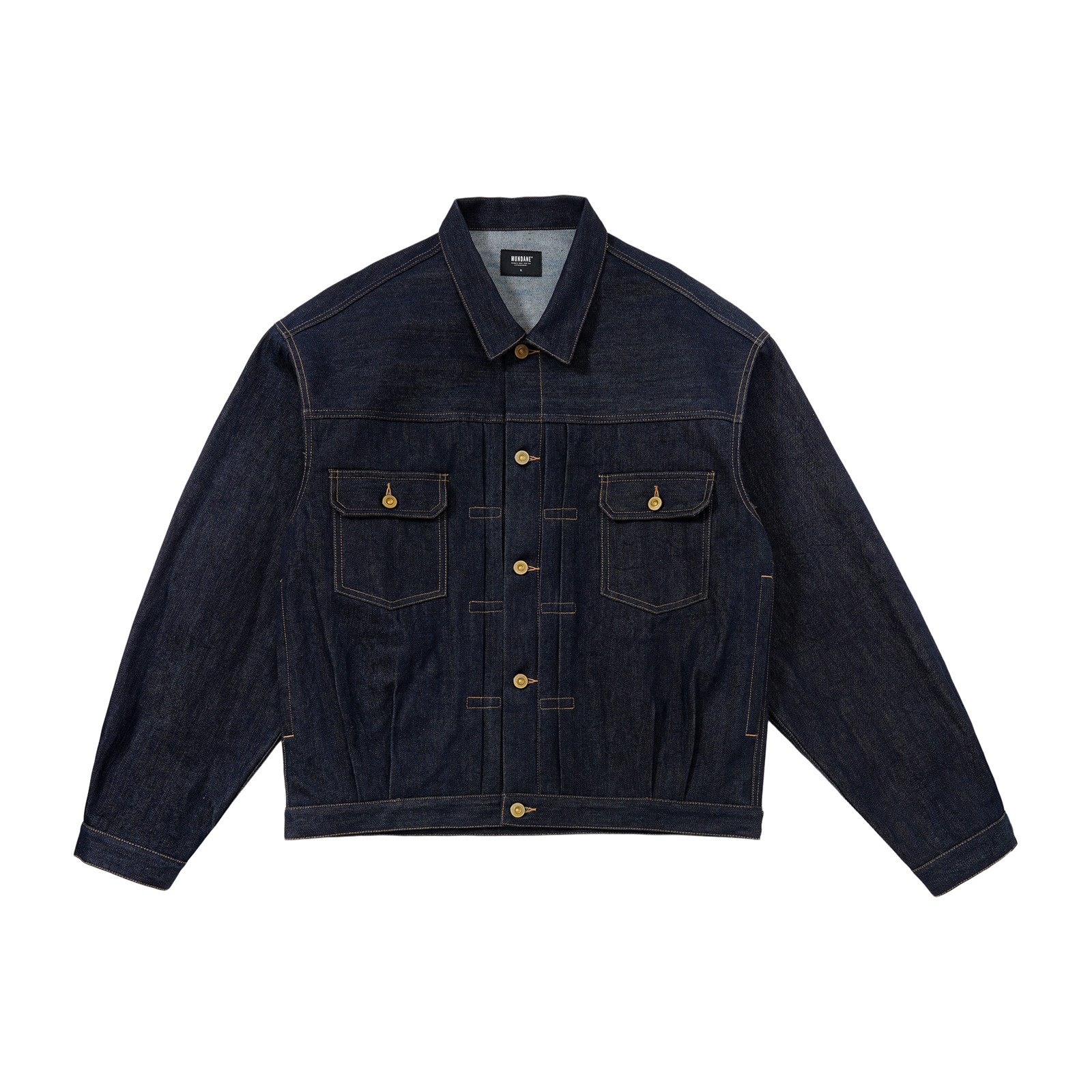 MUNDANE 25AW 赤耳原牛单宁夹克,男装,牛仔外套,淘宝优惠券,粉丝福利购,淘宝优惠卷