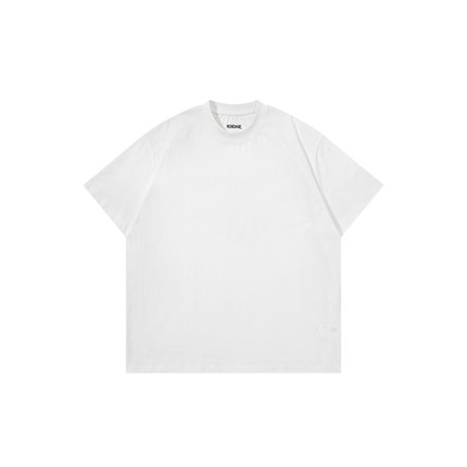 MUNDANE 26SS 素色纯棉宽松廓形t恤