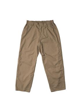 MUNDANE (MDE) 日系宽松廓形微锥涤棉混纺轻薄凉感休闲长裤