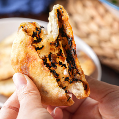 【饥饿F姐】古法碳烤饼小爷木桶碳烤手工还原街头老味道好吃5个