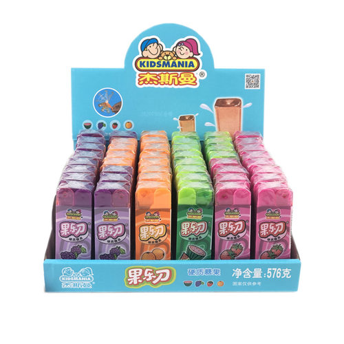 杰斯曼果乐刀硬质糖果12g*48支水果味硬糖儿童玩具零食糖果 - 封面