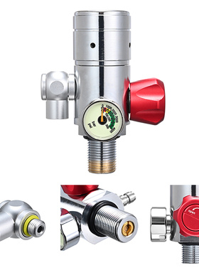 DIDEEP一级减压阀潜水配件水下氧气罐二级呼吸阀头咬嘴潜水打气机