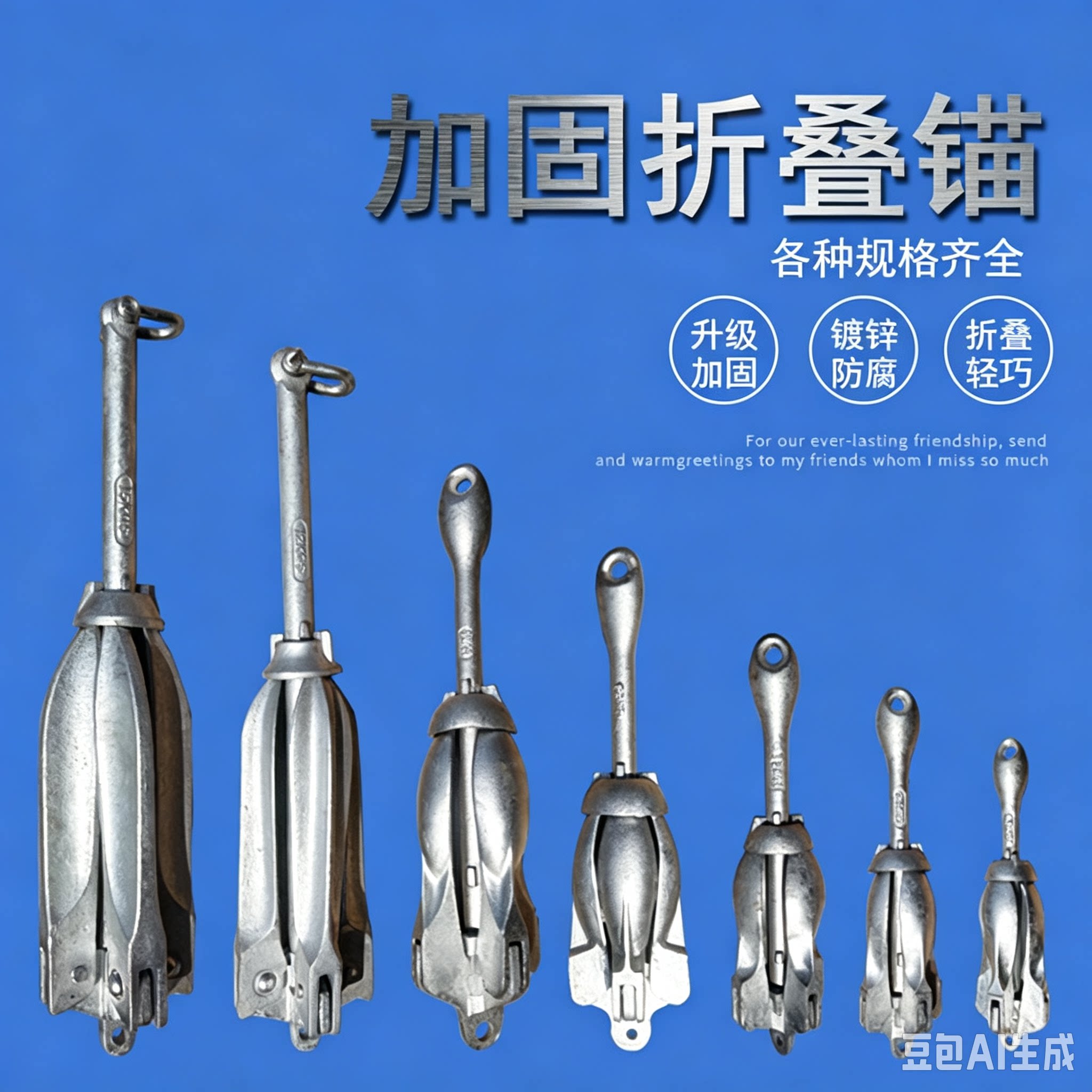 防锈防腐蚀船说中国船锚折叠