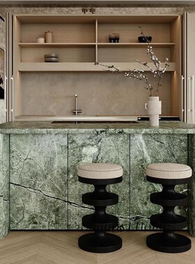 中古复古实木高脚凳设计师款创意家用岛台吧椅轻奢高级感小圆凳