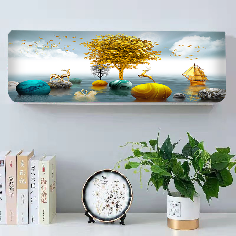 弹力全包挂机空调罩空调防尘罩