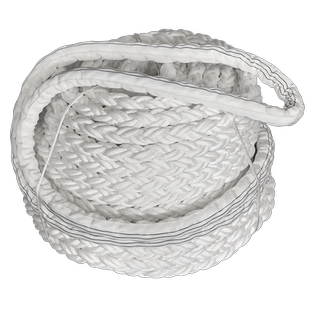 少帅船用高强度缆绳抛缆绳耐磨尼龙绳复合八股超强拉力超轻粗绳子