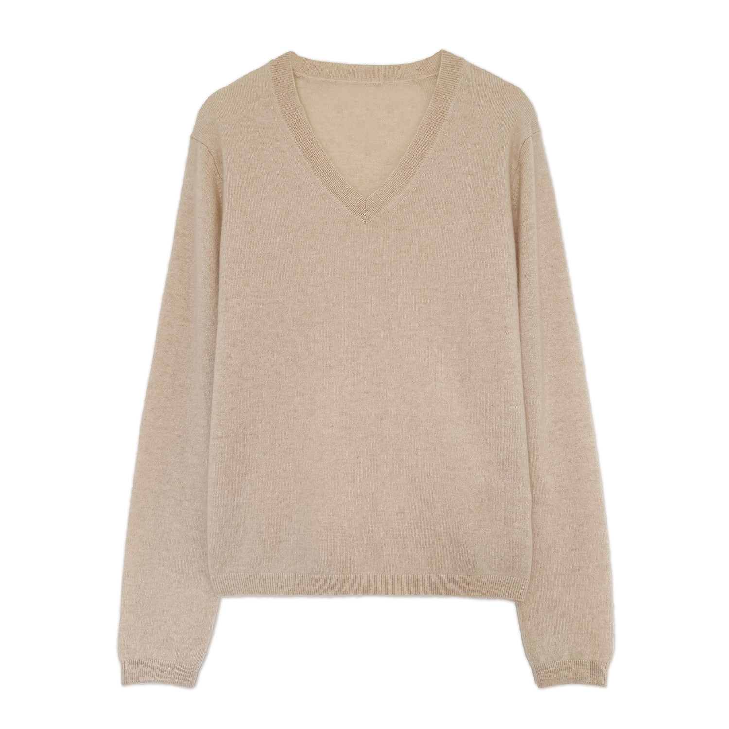 81hours 简约风V领100小山羊绒衫女长袖驼色针织衫百搭休闲上衣,女装/女士精品,羊绒衫,淘宝优惠券,粉丝福利购,淘宝优惠卷