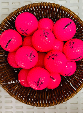 彩色高尔夫二手球titleist pro v1x三四层球volvik彩球下场比赛球