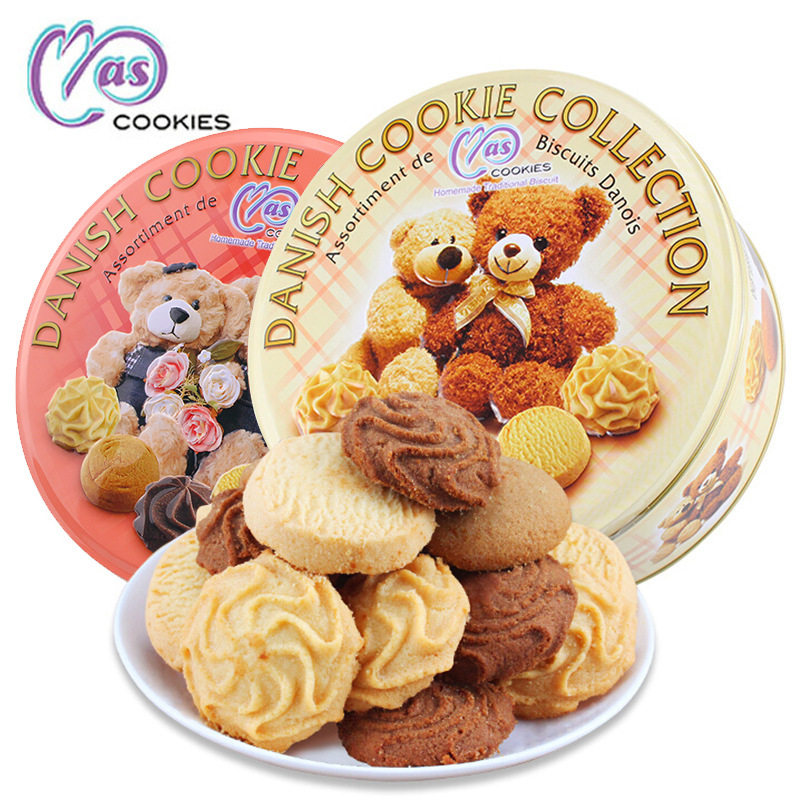 马来西亚原装进口麦阿思罐装曲奇饼干300g/400g同款曲奇网红零食