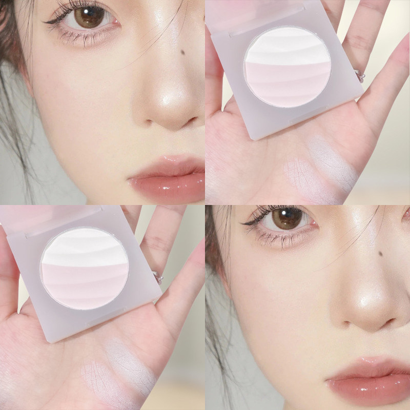 双拼哑光高光修容一体盘 提亮泪沟法令纹脸部立体女