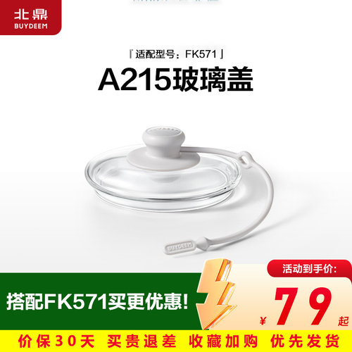 北鼎养生壶全玻璃耐高温盖