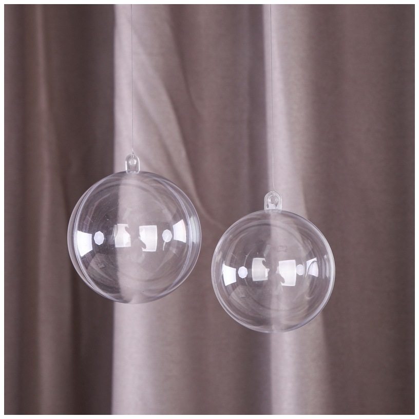 圣诞透明球塑料球空心球节日装饰礼品创意塑料吊球挂饰,家居饰品,桌面摆件,淘宝优惠券,粉丝福利购,淘宝优惠卷