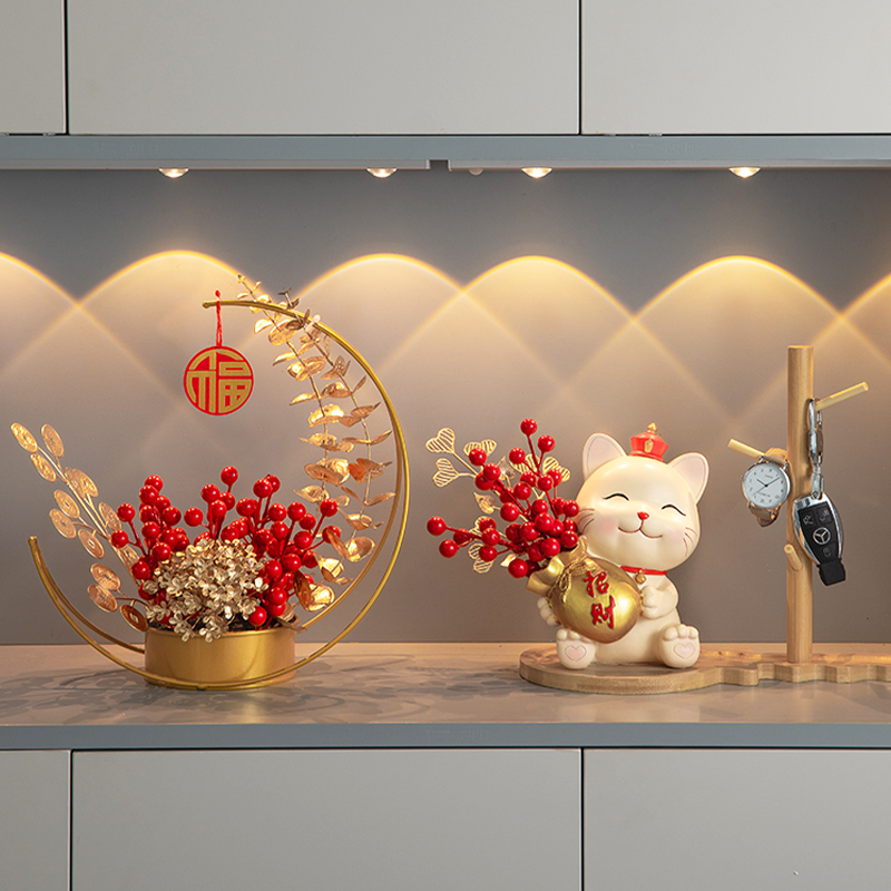 乔迁之喜风玄关装饰合成树脂齐府