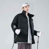 日系2020反光印花休闲棉衣男炫彩渐变羽绒棉服G5001，男装棉衣，电商A362