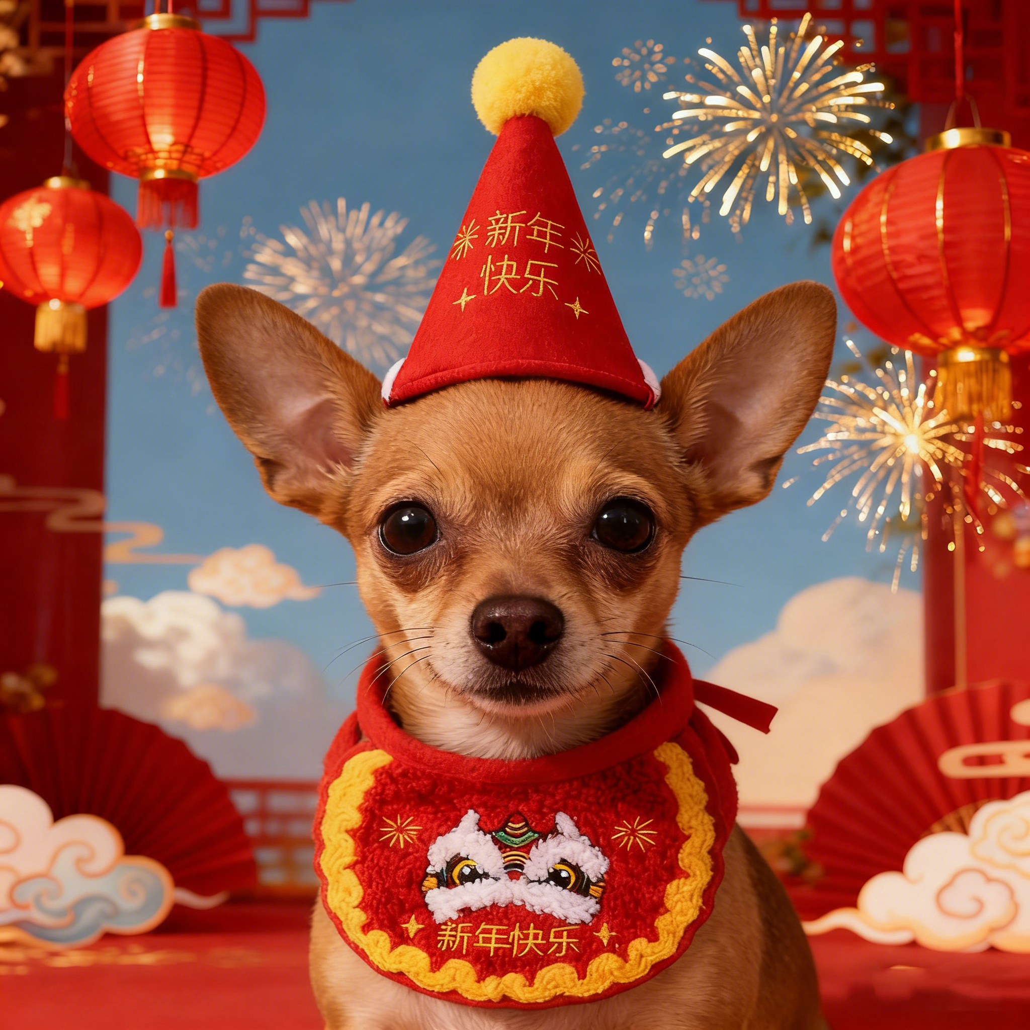 狗狗新年喜庆口水巾小狗围脖三角巾可爱围兜过年装饰品小型犬帽子,宠物/宠物食品及用品,围巾/口水巾,淘宝优惠券,粉丝福利购,淘宝优惠卷