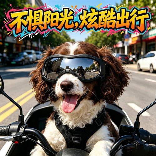史宾格专用狗狗眼镜宠物墨镜小狗护目镜狗防风镜配饰大型犬防晒狗