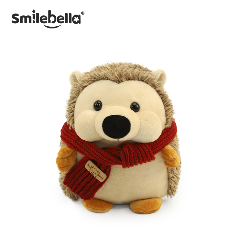英国Smilebella长毛小刺猬公仔毛绒玩具可爱动物安抚玩偶生日礼物