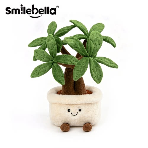 SmileBella发财树毛绒公仔