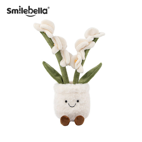 SmileBa庭院兰花盆栽玩偶