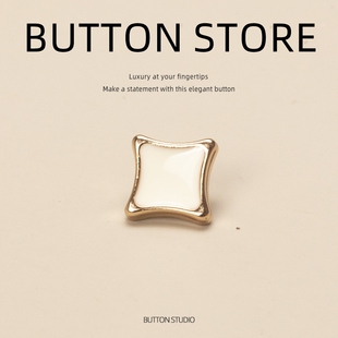 钮扣扣子免烫小 纽扣POLO衫 雾霾蓝连衣裙节日穿搭真丝衬衫 衬衫