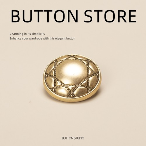 金属辅料纽扣扣子冬季燕麦色奶