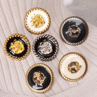 小号女上衣大衣纽扣风衣扣子外套西装圆形金属衣服连衣裙小毛衣