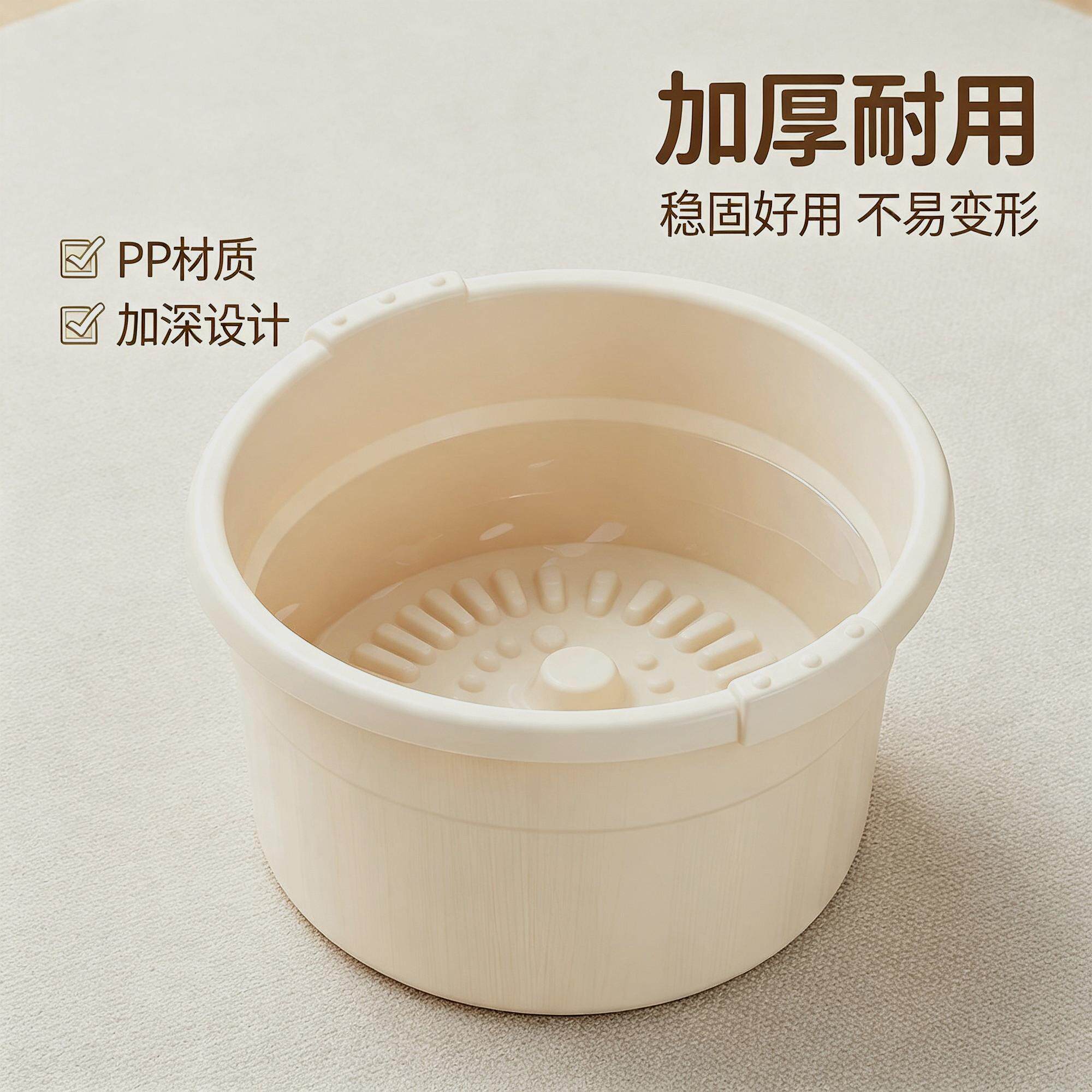 儿童泡脚桶专用保温脚盆折叠小