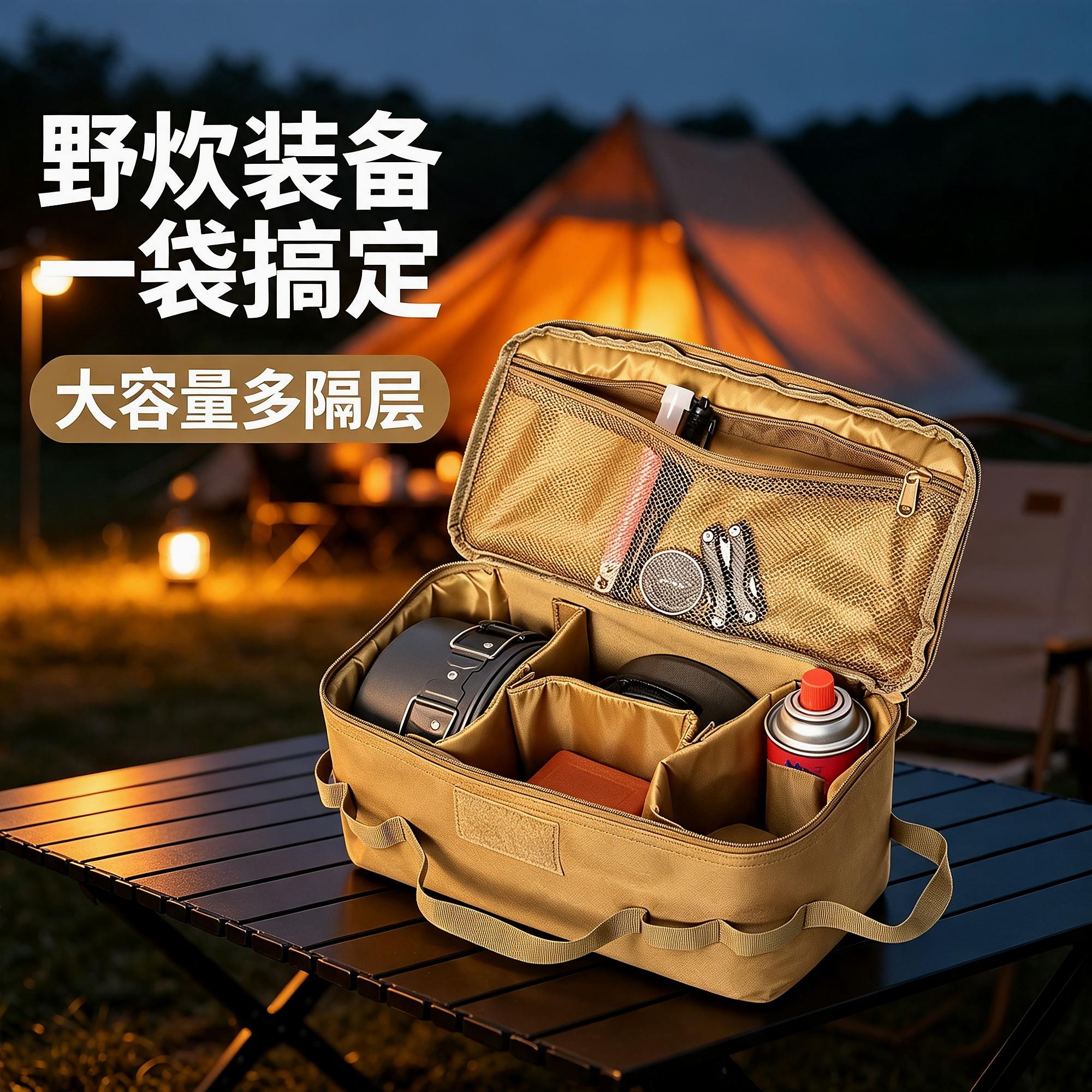 便携茶具多功能野炊户外炉具气罐