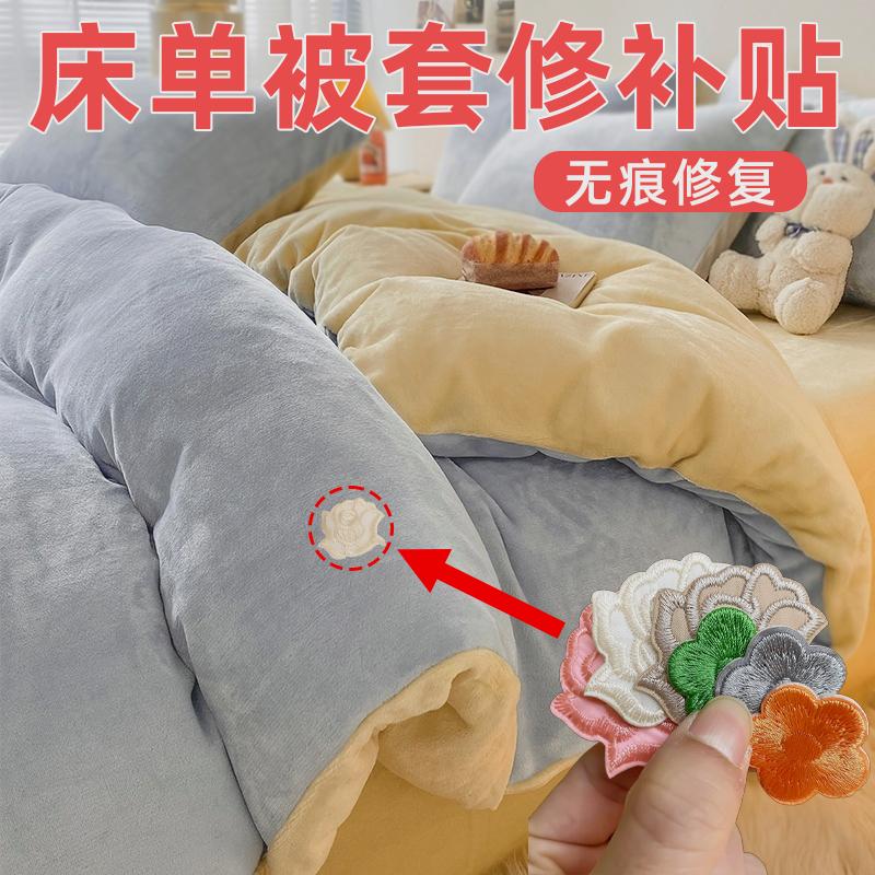亚麻枕套冰丝床笠加厚纯棉床单