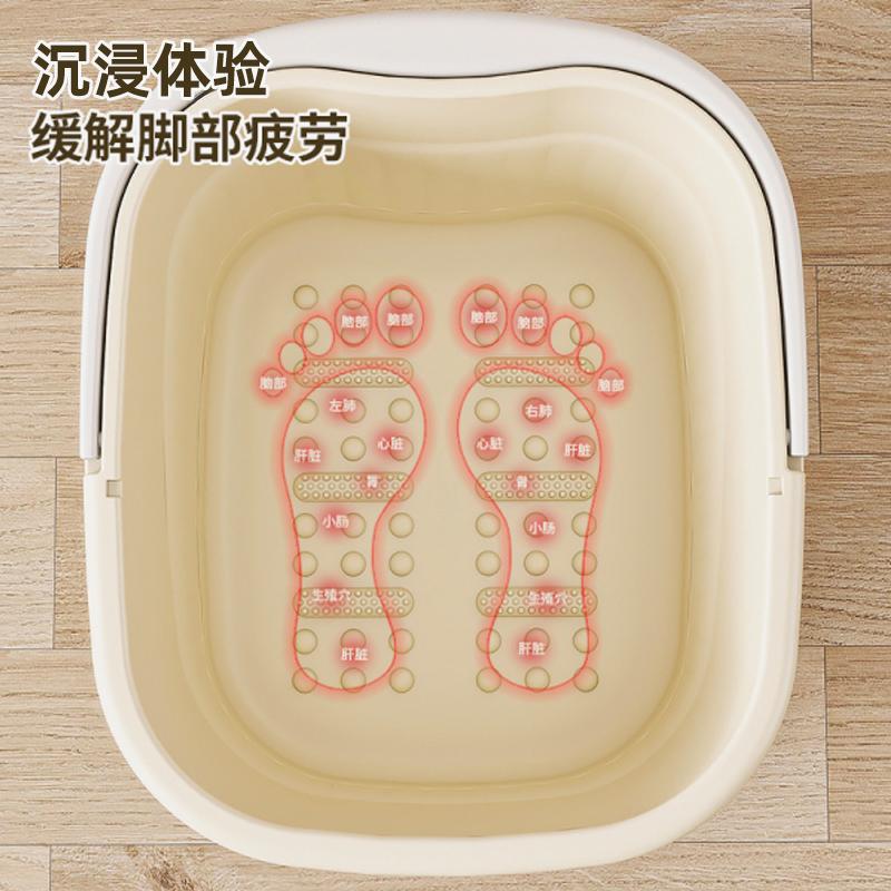 高档足疗成人泡脚桶家用折叠加厚女生泡脚盆老人专用养生女士养生