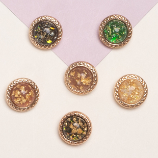 婴儿宝宝专用毛衣开衫扣子高端精致时尚衣服纽扣配件香云纱上的黑