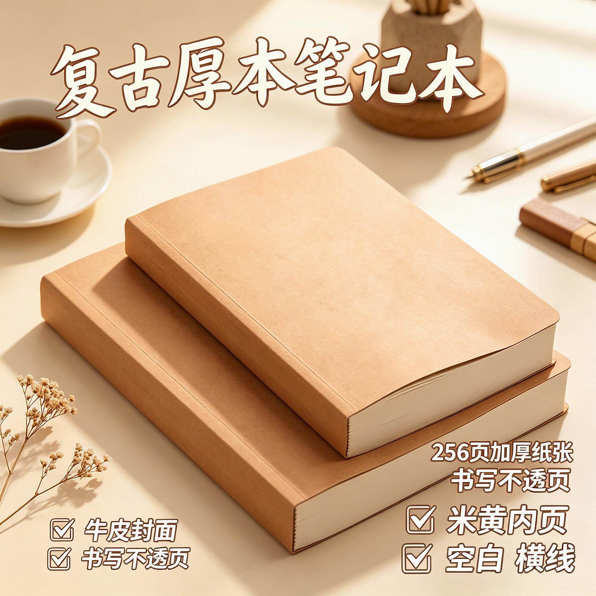 新款六年级a4工作手册牛皮纸加