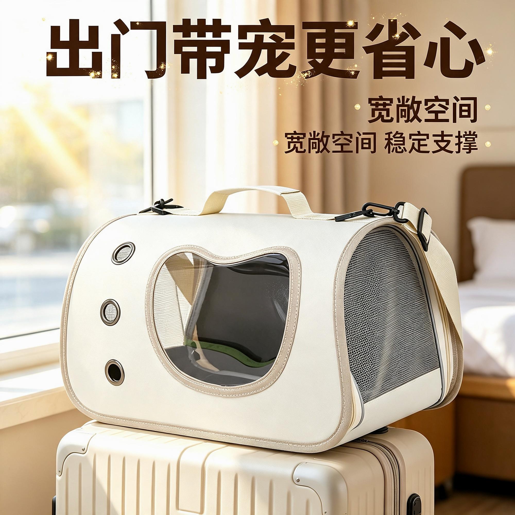 可扩展手提猫包便携外出大容量猫