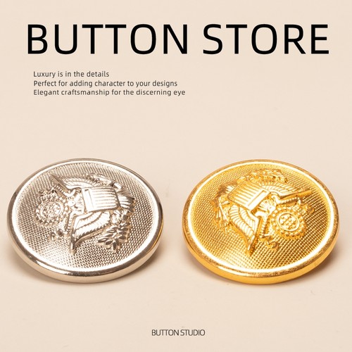 深灰色秋装装饰纽扣扣子圆形服