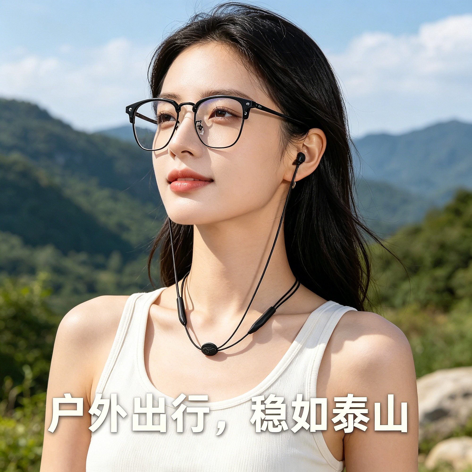 耳钩打篮球耳后隐形儿童眼镜防