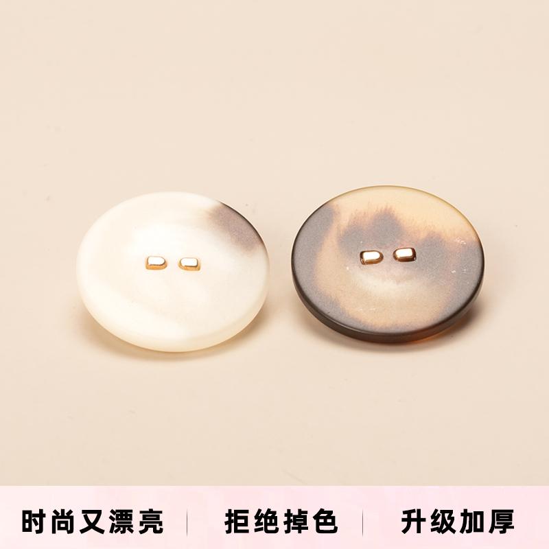 皮衣毛呢大衣纽扣艺术开衫毛衣
