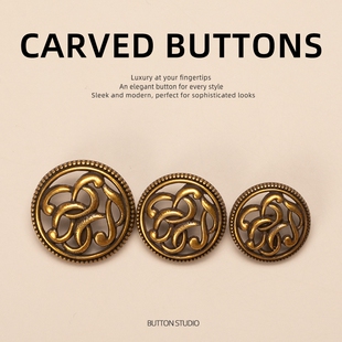 大衣纽扣外套钮扣扣子前中门襟扣软糯针织米色中长款 针织 外套短款