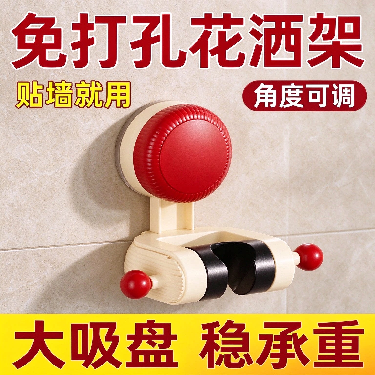 洗手间花洒支架免打孔浴室淋浴