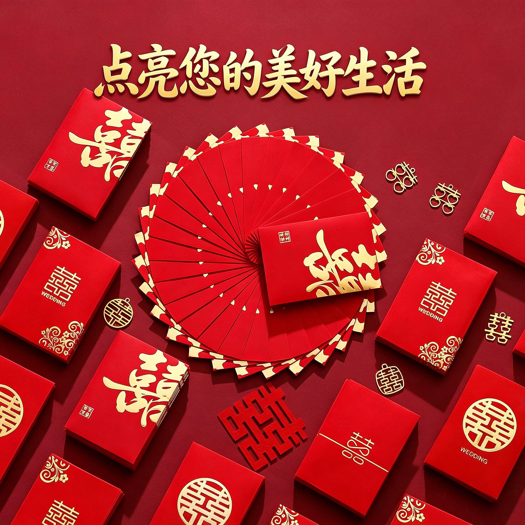 周岁宴堵门红包结婚专用迷你小