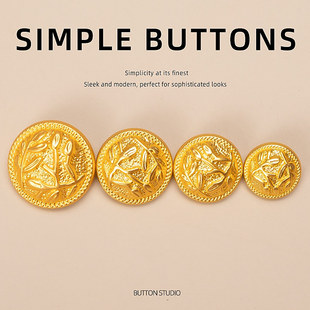 羊毛衫毛衣开衫扣子高端精致时尚衣服纽扣配件上用的裙子灰色针织