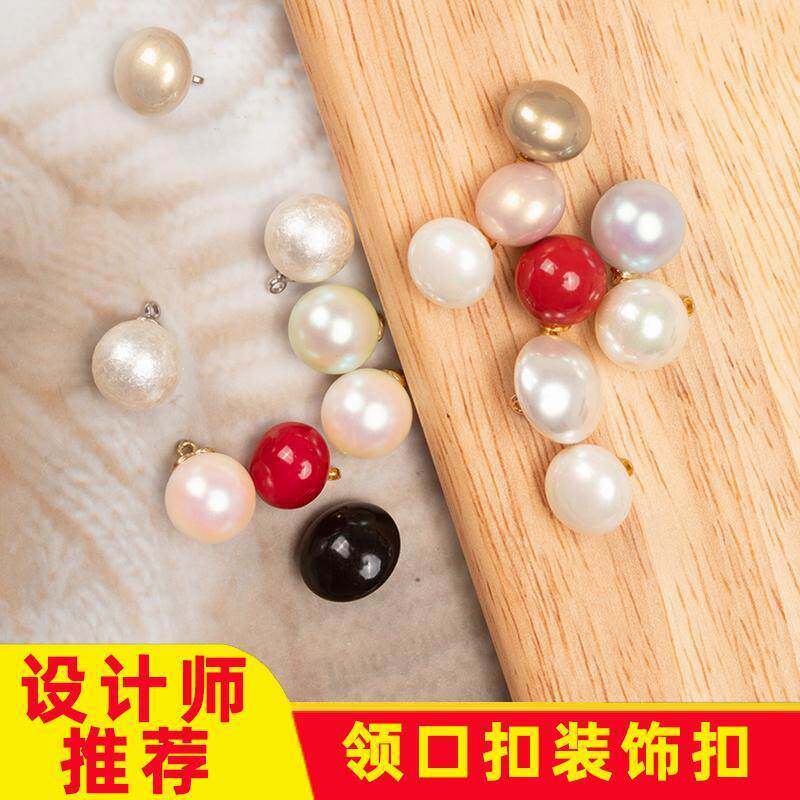 黑色袖口扣子衬衫纽扣古风咖色