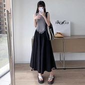 子春夏季 子夏装 薄款 阔腿裤 外穿小个子怀孕山本裙裤 孕妇裤