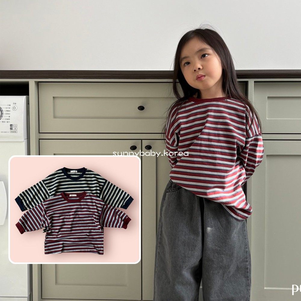 Pepper韩国进口童装代购26春男女小大童条纹纯色基础款百搭T恤杉,童装/婴儿装/亲子装,T恤,淘宝优惠券,粉丝福利购,淘宝优惠卷